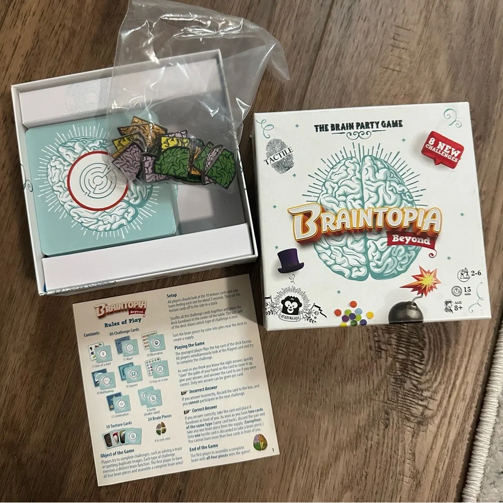 Braintopia Beyond Brain Party Game, Family Game, 2-6 Players, Ages 8+
